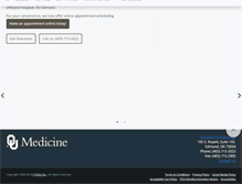 Tablet Screenshot of edmondpulmonology.com